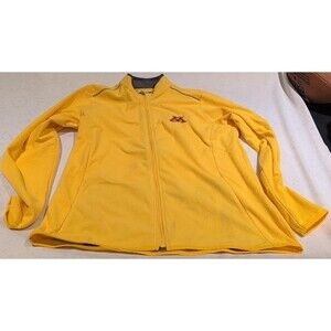 University Of Minnesota, Antigua Yellow, Zip Up, With Pockets, Medium